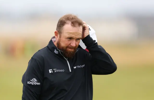 Shane Lowry scratches his head