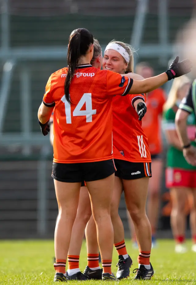 Armagh celebrate win