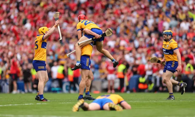 Clare celebrate