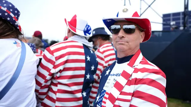 USA golf fans