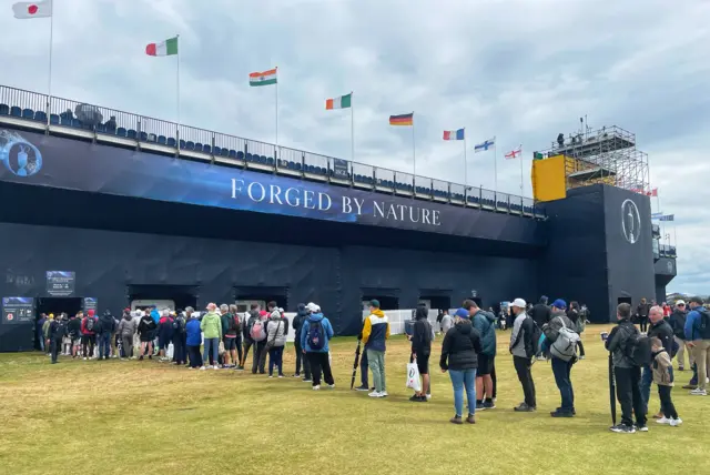 Fans at The Open