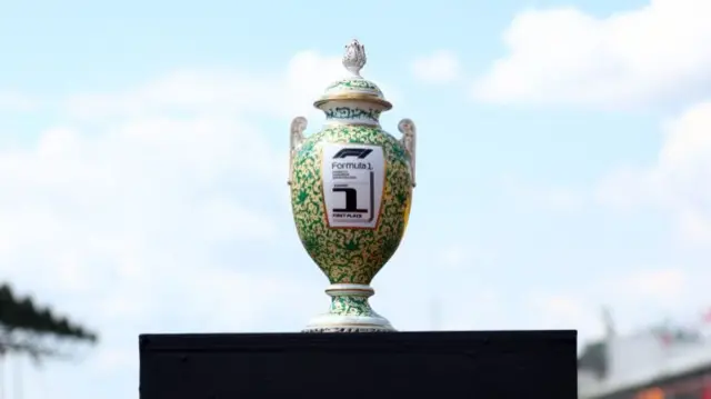 race winner trophy