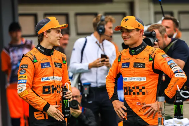 oscar piastri and lando norris