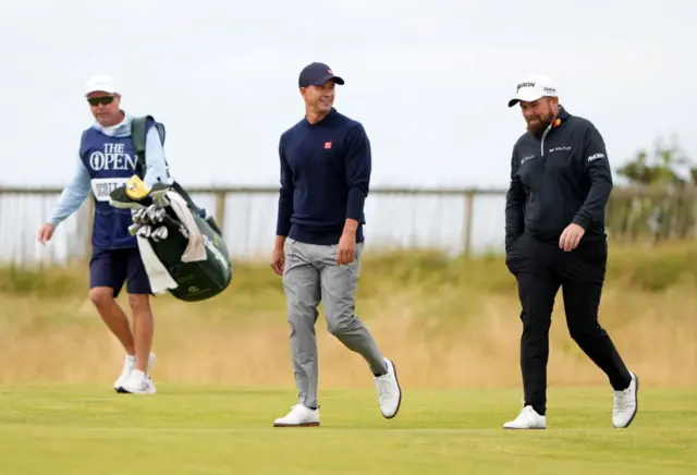 Adam Scott and Shane Lowry