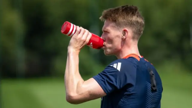 Scott McTominay in training with Manchester United