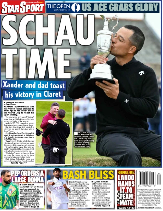 Star back page