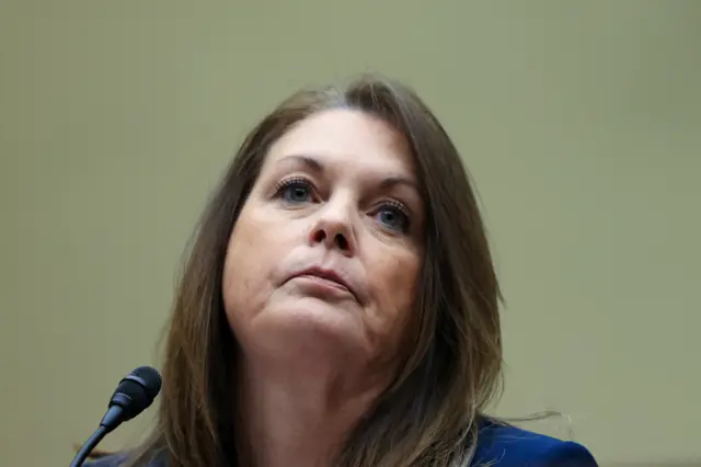 US Secret Service Director Kimberly Cheatle attends a House of Representatives Oversight Committee hearing on the security lapses that allowed an attempted assassination of Donald Trump