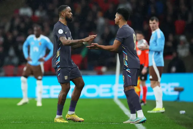 Ivan Toney and Ollie Watkins