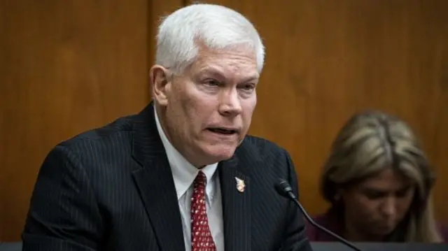 Representative Pete Sessions, a Republican from Texas, speaks during a House Financial Services Committee hearing in Washington, D.C., US