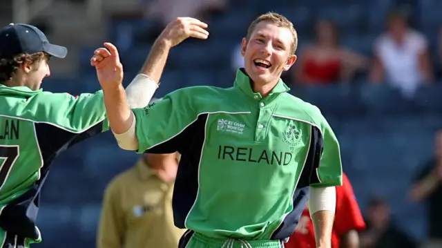 Andrew White played in the 2007 and 2011 World Cups for Ireland