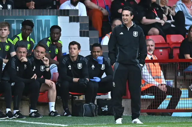Aston Villa Manager Unai Emery