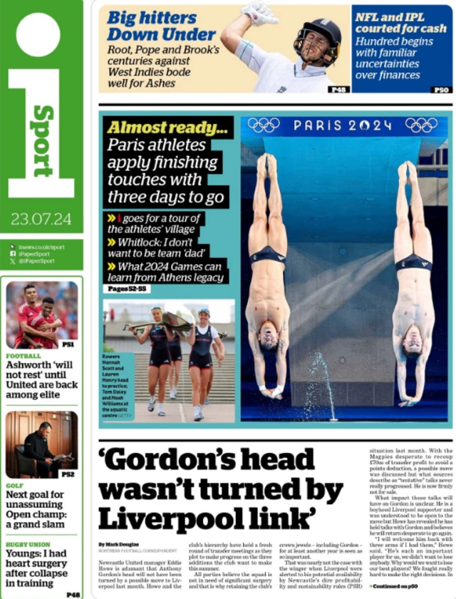 The i back page