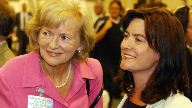 Glenys Kinnock and Eluned Morgan