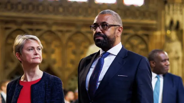 Yvette Cooper and James Cleverly