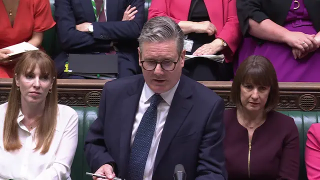 Starmer at despatch box