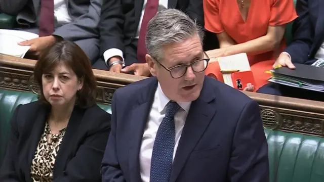 Keir Starmer at PMQs