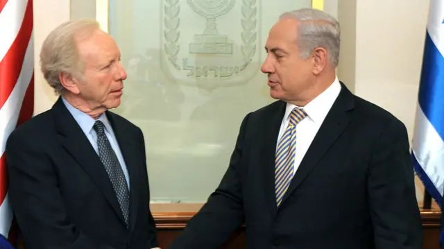 Netanyahu and Lieberman in 2012