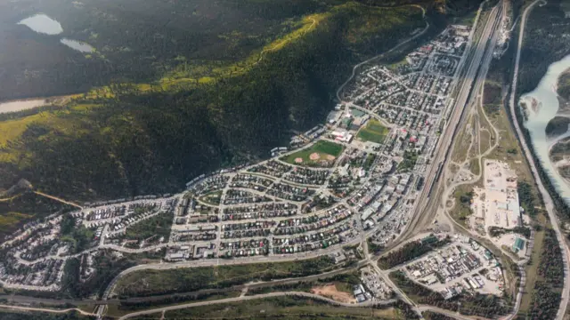 Aerial view of Jasper