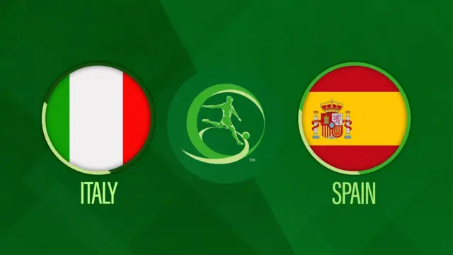 italy v spain graphic