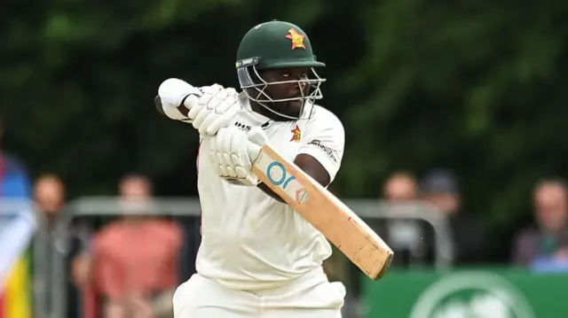 Zimbabwe opener Prince Masvaure is into his 60s at Stormont