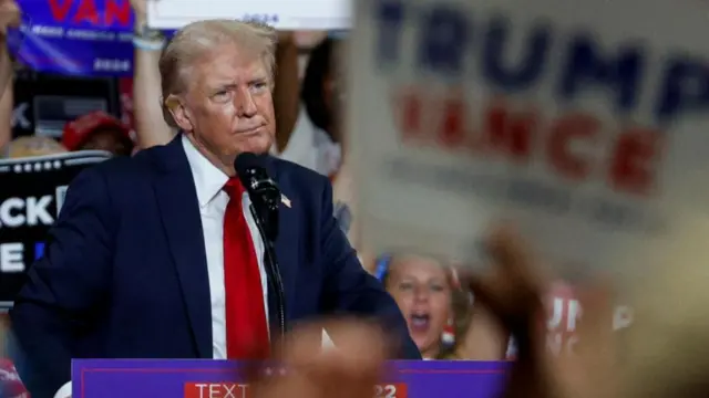 Trump at the North Carolina rally