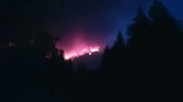 Fires in Golden