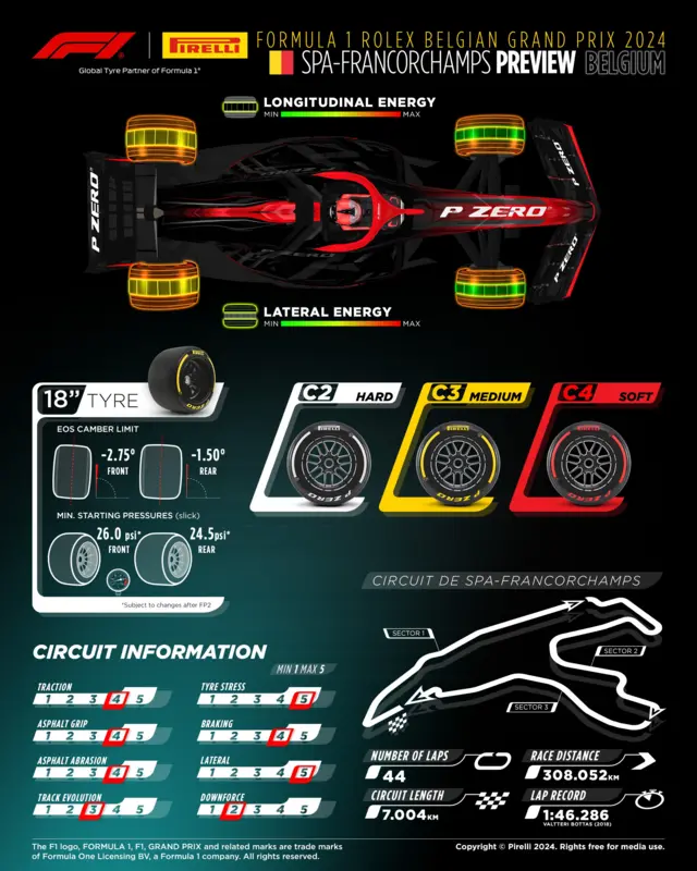 tyres for the belgian grand prix