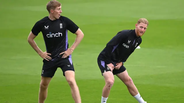 Zak Crawley and Ben Stokes