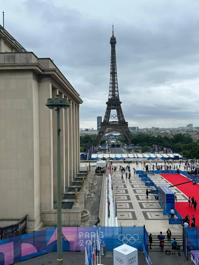 Eiffel Tower opening ceremony