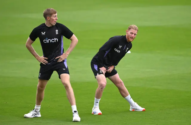 Zak Crawley and Ben Stokes