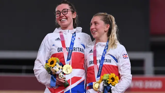 Katie Archibald and Laura Kenny