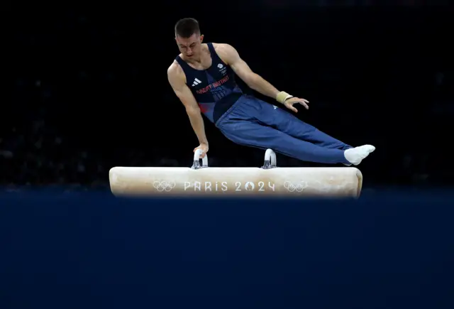 Max Whitlock on pommel horse