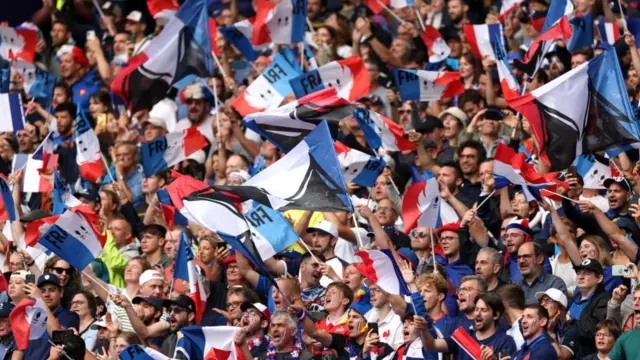 France fans at the Stade de France