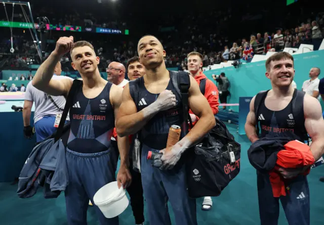 Max Whitlock, Joe Fraser and Harry Hepworth