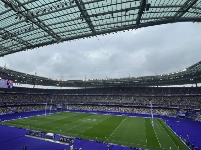 Wide shot of the Stade de France