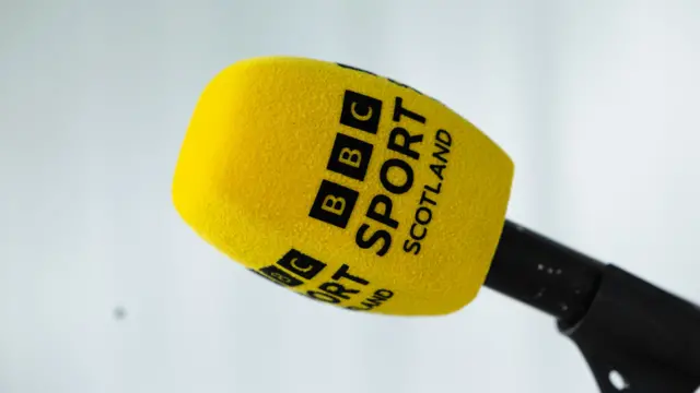 BBC Sport Scotland microphone