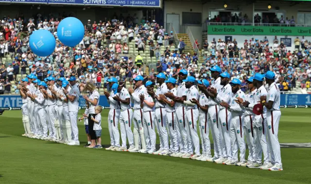 England and West Indies line up ahead of Blue for Bob day