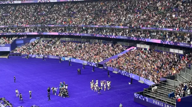 France players celebrate