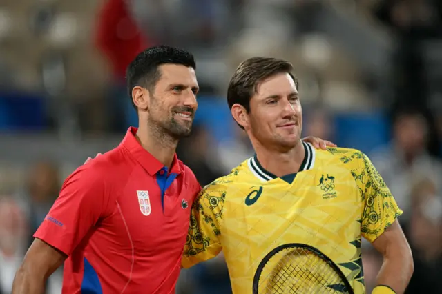 Djokovic and Ebden