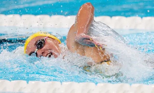 Titmus wins gold in the 400m freestyle