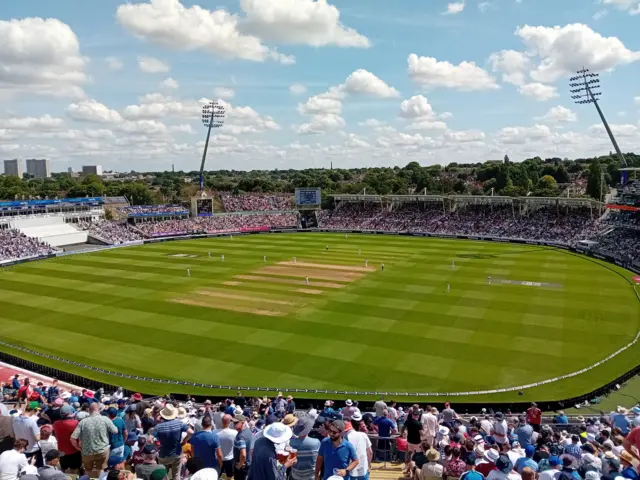 A general view of Edgbaston