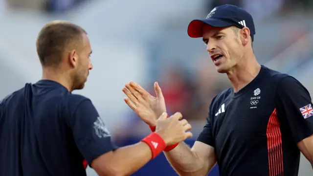 Andy Murray and Dan Evans