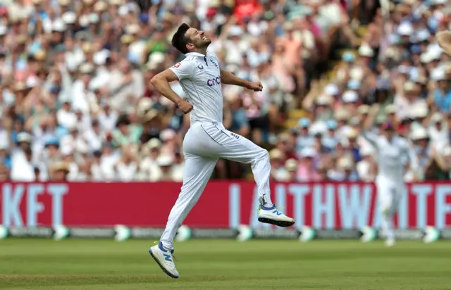 Mark Wood celebrates