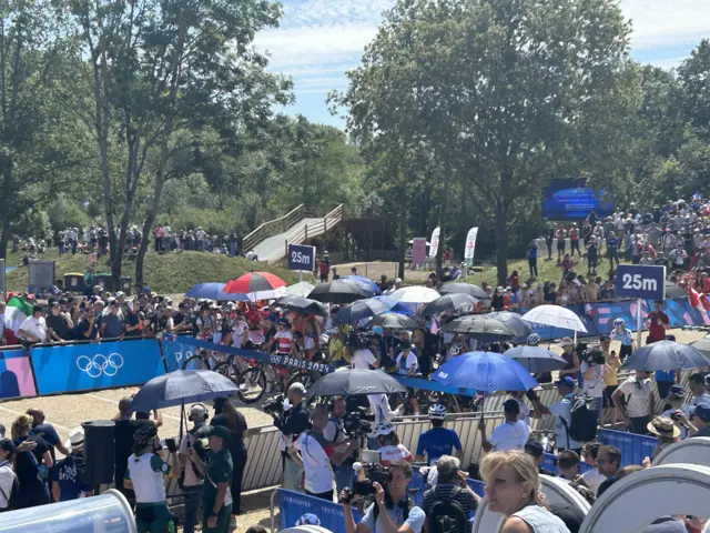 Riders at the start