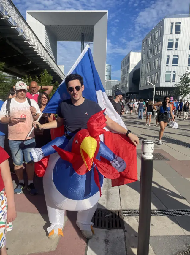 French fan