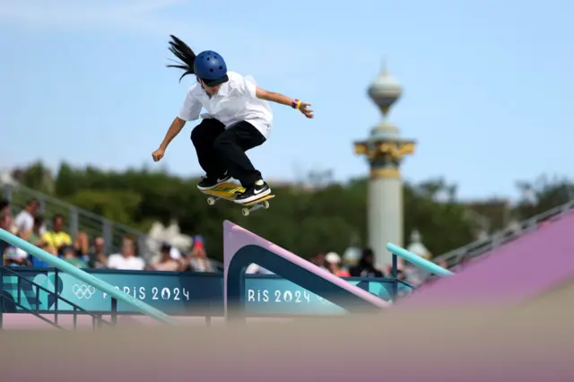 Funa Nakayama Skates in the street final