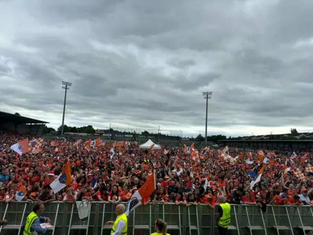 Crowd at the Athletic Grounds