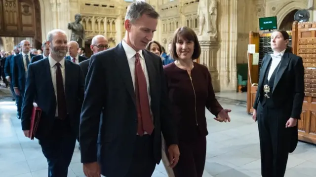 Jeremy Hunt and Rachel Reeves