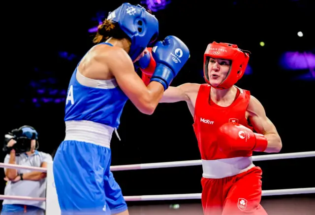 Alessia Mesiano (left) and Kellie Harrington (right)