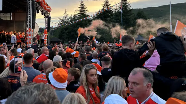 Armagh fans gather to welcome home their heroes